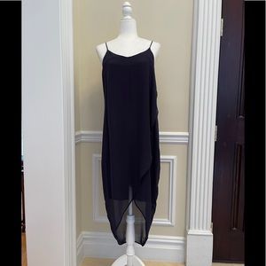 H&M Strap Navy Blue Dress